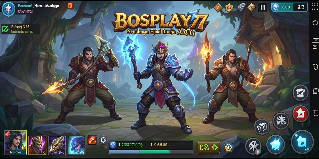 Gameplay seru dalam petualangan ARPG BOSPLAY77.