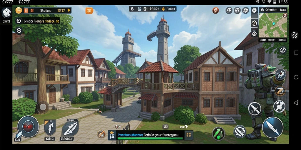 Tampilan gameplay menarik dari CV777 dalam genre Tower Defense.