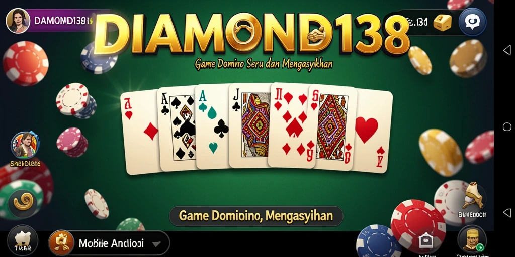 Screenshot tampilan gameplay seru DIAMOND138 yang menampilkan momen menang.