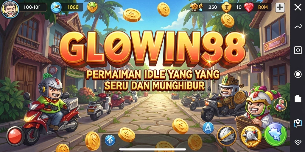Tangkapan layar <strong>GLOWIN88</strong> yang menunjukkan gameplay seru dan interaktif.