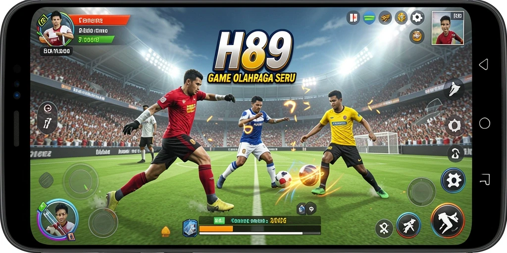 Tampilan gameplay H89 yang seru dalam pertandingan olahraga.