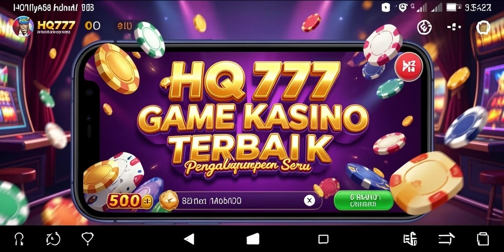 Screenshot gameplay HQ777 yang menunjukkan momen seru dalam permainan Kasino.