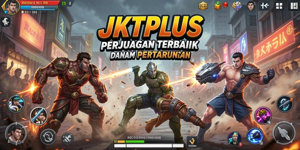 Visual menakjubkan dalam pertarungan mendebarkan di JKTPLUS.