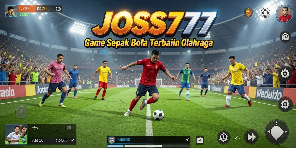 Tampilan menarik dari pertandingan football dalam JOSS777.
