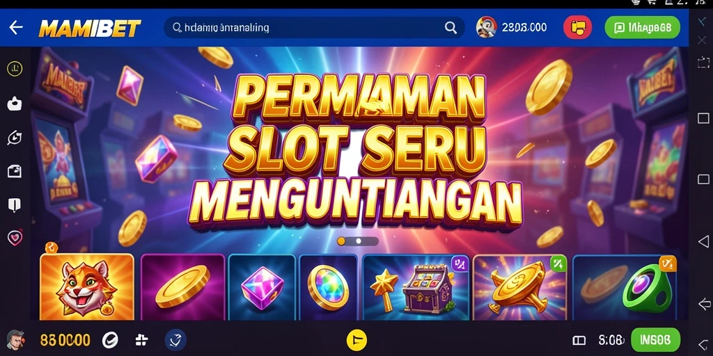 Screenshot MAMIBET menampilkan gameplay slot yang mengasyikkan.