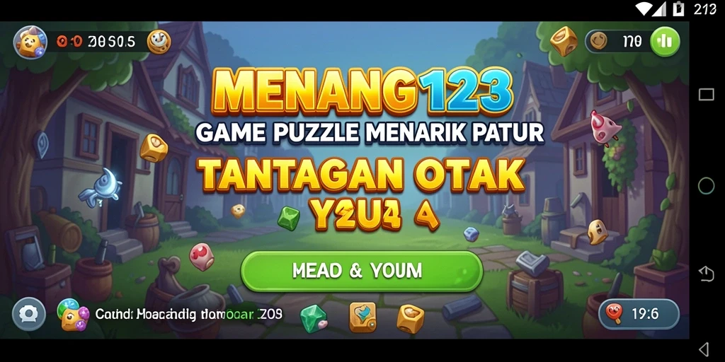 Tampilan gameplay MENANG123 dengan teka-teki yang menarik.