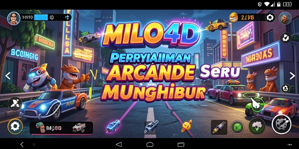 Tampilan gameplay seru dari MILO4D di dunia arcade.