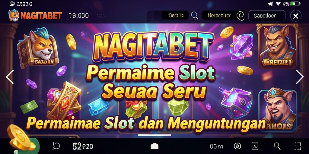 Screenshot gameplay NAGITABET yang seru dan mendebarkan.