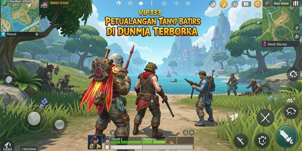 Tampilan gameplay <strong>VIP333</strong> di dunia terbuka yang menakjubkan.