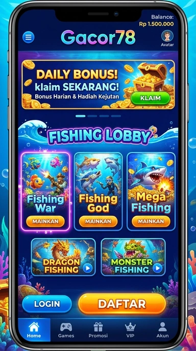 Contoh aplikasi populer yang tersedia di platform gacor78.